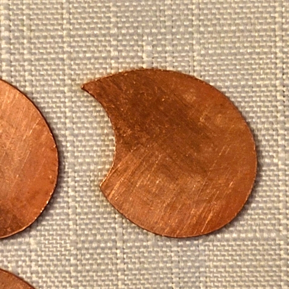 10 Copper enamelling Blanks - Picture 2 of 7